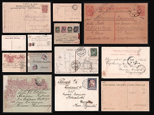 Russian Empire, Russia, Collection of Covers and Postcards