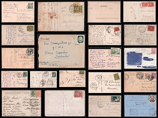 1920-1940 Baltic States, Collection of Covers and Postcards