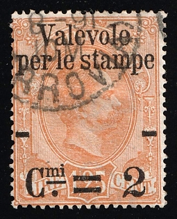 1890 2c on 1.25l Kingdom of Italy