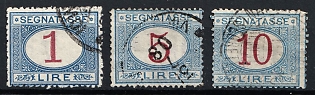 1870-1925 Kingdom of Italy, Postage Due Stamps