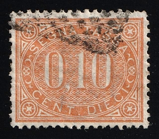 1869 10c Kingdom of Italy, Postage Due Stamp