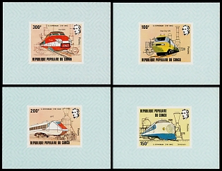 1982 Masterpieces of Fine Art, People's Republic of the Congo, Imperforate Variety Souvenir Sheets