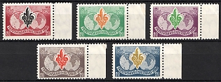 1952 Munich, Scouts Plast, Marginal Complete Set, Watermark