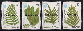 1987 Ferns, Tuvalu, Specimens