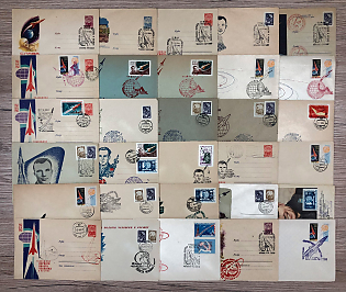 1962 (Apr) Space Exploration, Soviet Union, Collection of Commemorative Covers and Postcard