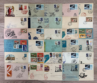 1962 (May - Jul) Space Exploration, Soviet Union, Collection of Commemorative Covers