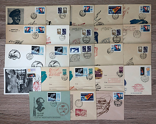 1962 (Aug) Space Exploration, Soviet Union, Collection of Commemorative Covers and Postcard