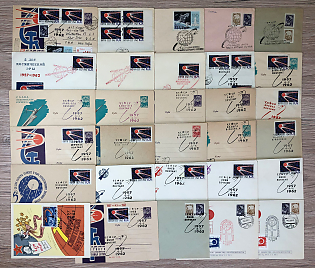 1962 (Oct) Space Exploration, Soviet Union, Collection of Commemorative Covers and Postcard