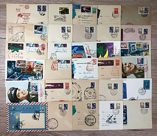 1962-63 (Dec - Jan) Space Exploration, Soviet Union, Collection of Commemorative Covers and Postcard