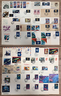 1978 (Jan - Jun) Space Exploration, Soviet Union, Collection of Commemorative Covers and Postcards