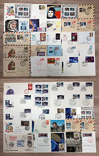 1971-72 (Feb - Apr) Space Exploration, Soviet Union, Collection of Commemorative Covers and Postcards