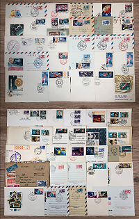 1973-75 (Apr - Apr) Space Exploration, Soviet Union, Collection of Commemorative Covers and Postcard