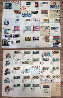 1975-76 (Jul - Apr) Space Exploration, Soviet Union, Collection of Commemorative Covers