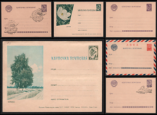 1962-63 Satellite 'Kosmos', Manned Spacecraft 'Vostok 5', Soviet Union, Space Exploration, Group of Postcards