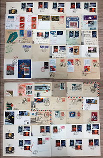 1967-68 (Oct - Apr) Space Exploration, Soviet Union, Collection of Commemorative Covers and Postcard