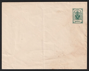 1911 5k Kherson Zemstvo Postal Stationery Cover, 156 x 122 mm, Paper 0.086-0.094 mm