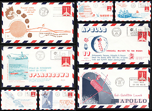1971-72 United States, Space Exploration, Group of Commemorative 'Cygnus' Covers