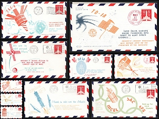 1971-72 Satellites, United States, Space Exploration, Group of Commemorative 'Cygnus' Covers