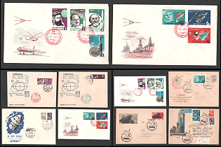 1964 (Apr) Soviet Union, Space Exploration, Group of Commemorative Covers
