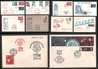1964 (Apr) 'Cosmonautics Day’, Soviet Union, Space Exploration, Group of Commemorative Covers