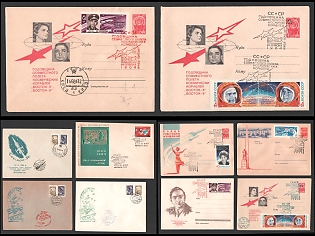 1964 (May - Jun) Soviet Union, Space Exploration, Group of Commemorative Covers