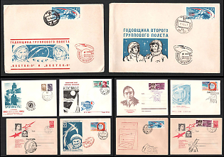 1964 (Jun) ‘Vostok 5’ and ‘Vostok 6’ Joint Mission Anniversary, Soviet Union, Space Exploration, Group of Commemorative Covers