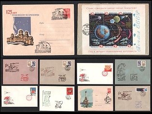 1964 (Jun - Aug) Soviet Union, Space Exploration, Group of Commemorative Covers