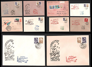 1964 (Aug - Sept) Soviet Union, Space Exploration, Group of Commemorative Covers