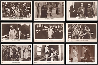 Lilly Jacobson and Gunnar Tolnaes in Movie 'A Trip to Mars', German Empire, Space Exploration, Group of Picture Postcards