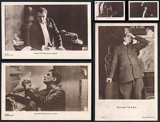 Gunnar Tolnaes in Movie 'A Trip to Mars', German Empire, Space Exploration, Group of Picture Postcards