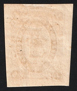 1872 5k Bogorodsk Zemstvo, Imperforate, Offset