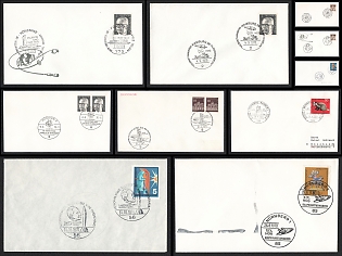 1969-71 Rocket Testing and Space Exploration, Federal Republic of Germany (FRG), Space Exploration, Group of Commemorative Covers with Pictorial Cancellations