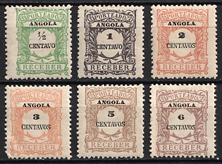 1921 Angola, Portuguese Сolonies, Postage Due Stamps