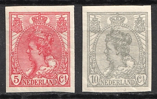 1923 Netherlands, Complete Set, Imperforate
