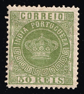 1877 50r Portuguese India, Portuguese Сolonies