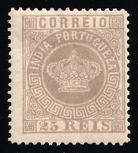 1880-81 25r Portuguese India, Portuguese Сolonies