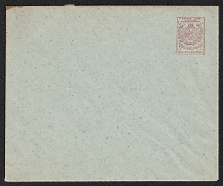 1895 4k Totma Zemstvo Postal Stationery Cover, 149 x 123 mm, Paper 0.074-0.075 mm, Unrecorded