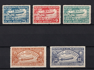 1933 Paraguay, Complete Set, Airmail