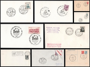 1961-80 Exhibition: Frontiers of Space Exploration, Italian Republic, Space Exploration, Group of Commemorative Covers and Postcards with Pictorial Cancellations