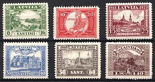 1928 Latvia, Type A, Complete Set