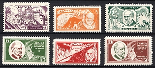1930 Latvia, Type A, Complete Set
