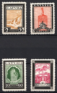 1933 Latvia, Type A, Airmail, Complete Set