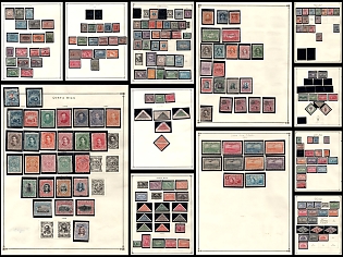 1863-1937 Costa Rica, Collection of Different Issues