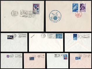 1980-86 Vostok Missions, Space Pioneers and Historical Milestones, Romania, Space Exploration, Group of Commemorative Covers with Pictorial Cancellations