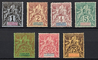 1892 Guadeloupe, French Colonies