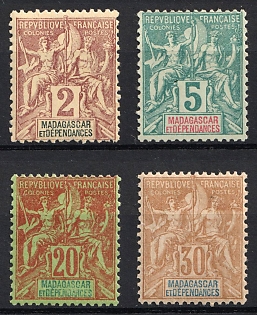 1896-99 Madagascar, French Colonies