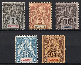 1892 Mayotte, French Colonies