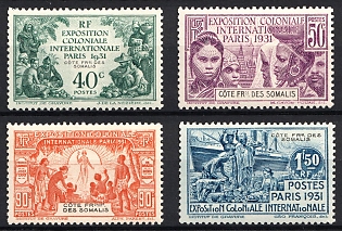 1931 Somali Coast, French Colonies, Complete Set