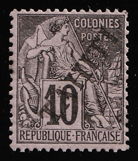 1893 10c Tahiti, French Colonies,