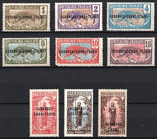 1915-18 Ubangi, French Colonies